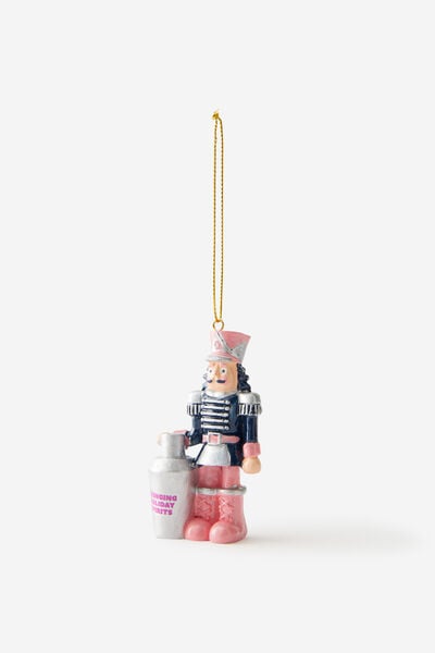 Resin Christmas Ornament, NUTCRACKER HOLIDAY SPIRITS!