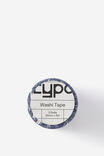 Washi Tape 15Mm 3Pack, DOGS STRIPE BLUE! - example image 2