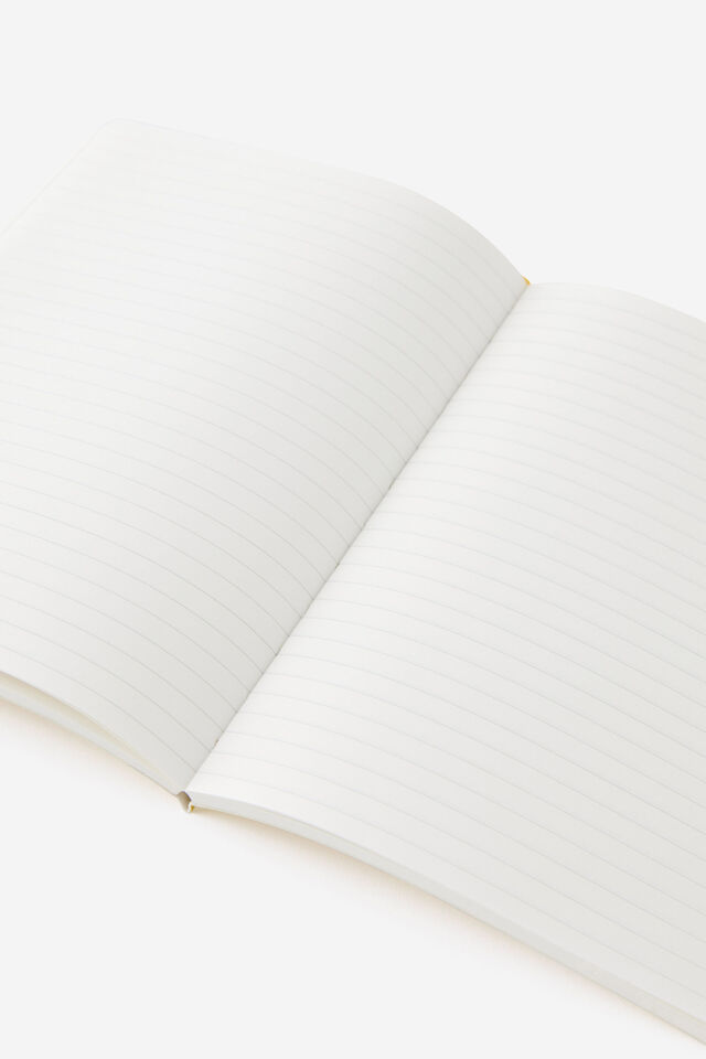 Personalised A5 Soft Cover Lined Notebook, LIMONCELLO