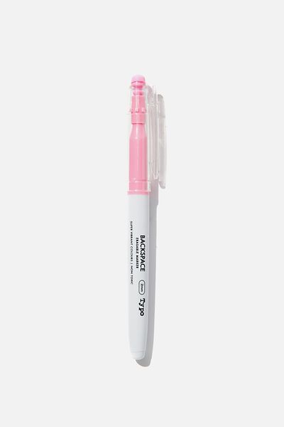 Backspace Erasable Marker, PINK
