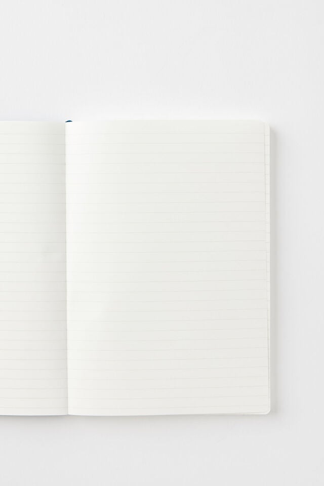 A5 Soft Cover Lined Notebook, TOPOGRAPHIC NORTH SEA