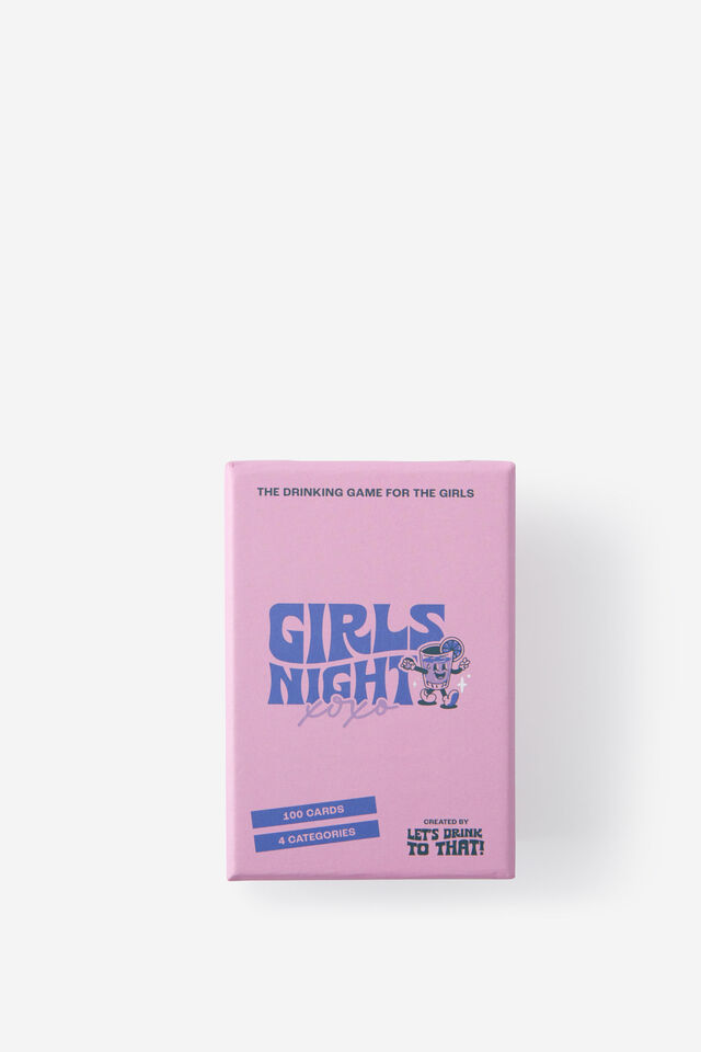Girls Night In Drinking Game, ASSORTED
