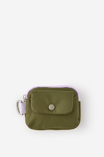 Mode Zip Wallet, OLIVE