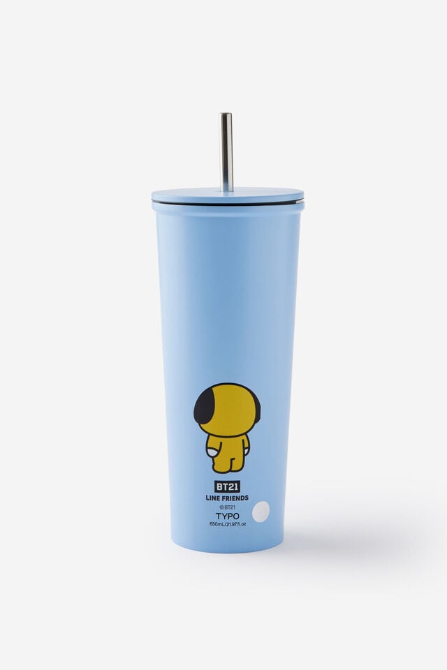 Collab Metal Smoothie Cup, LCN BT21 CHIMMY