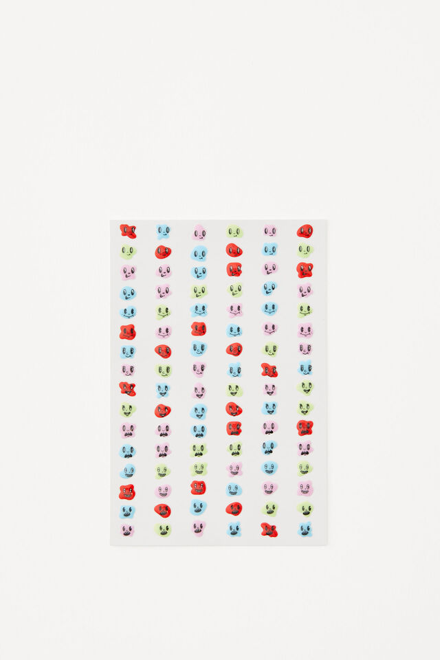 Lcn Nail Sticker Sheet, EMOTIONS PUFFY