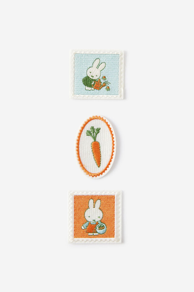 Collector Iron On Patches 3Pk, LCN MIF MIFFY