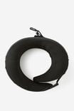 Wrap Around Travel Pillow, BLACK TEXTURE - alternate image 2