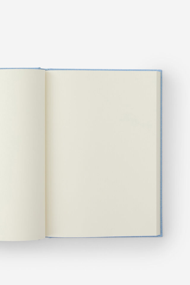 Loft A5 Plain Notebook, Denim Blue Journal