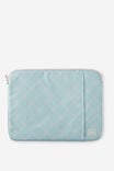 Mode 16 Inch Laptop Case, MINTY GRID - example image 1