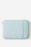 Personalised Mode 14 Inch Laptop Case, MINTY GRID - example image 1