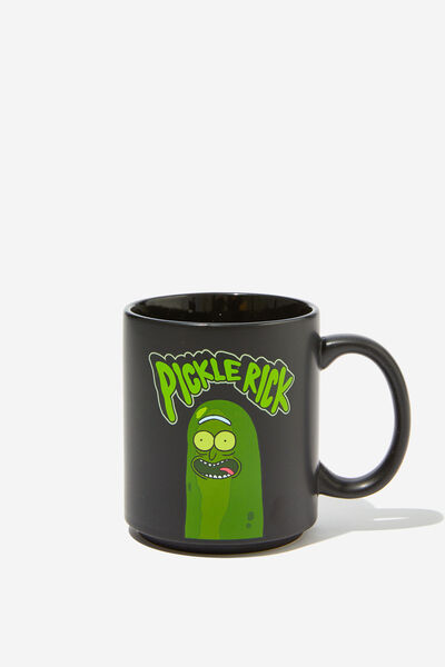 Daily Mug, LCN WB RM PICKLE RICK BLACK