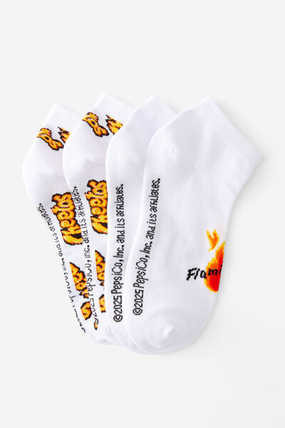2 Pk Of Ankle Socks, LCN CHE CHEETOS (M/L)