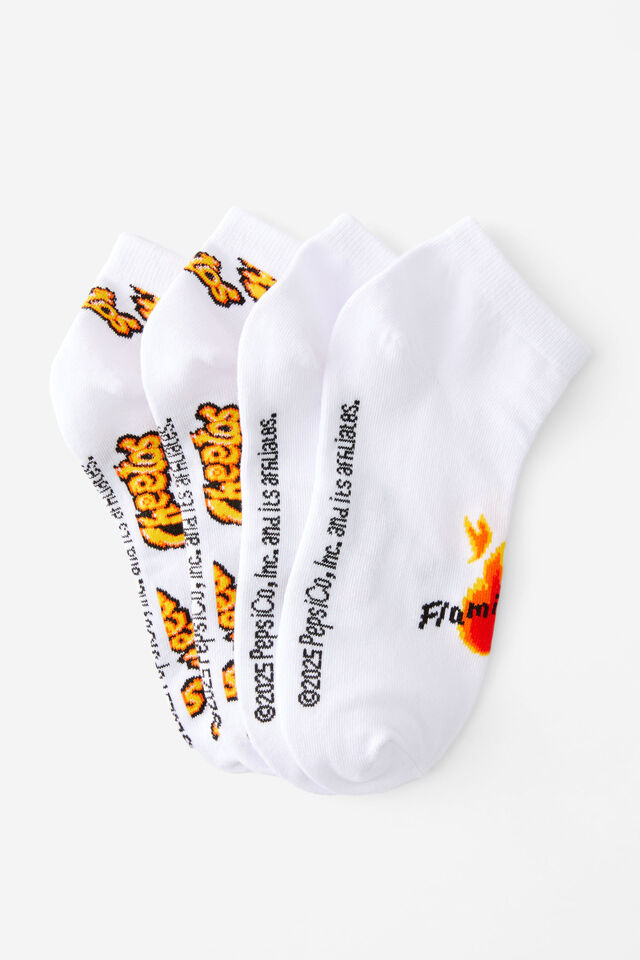 2 Pk Of Ankle Socks, LCN CHE CHEETOS (M/L)