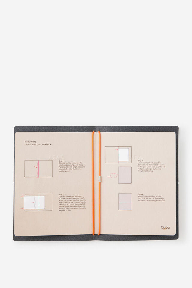 Personalised A5 Notebook Cover, CHROME