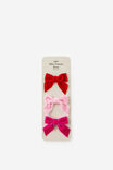 Mini Velvet Bow 3Pk, FESTIVE FEAST - example image 2