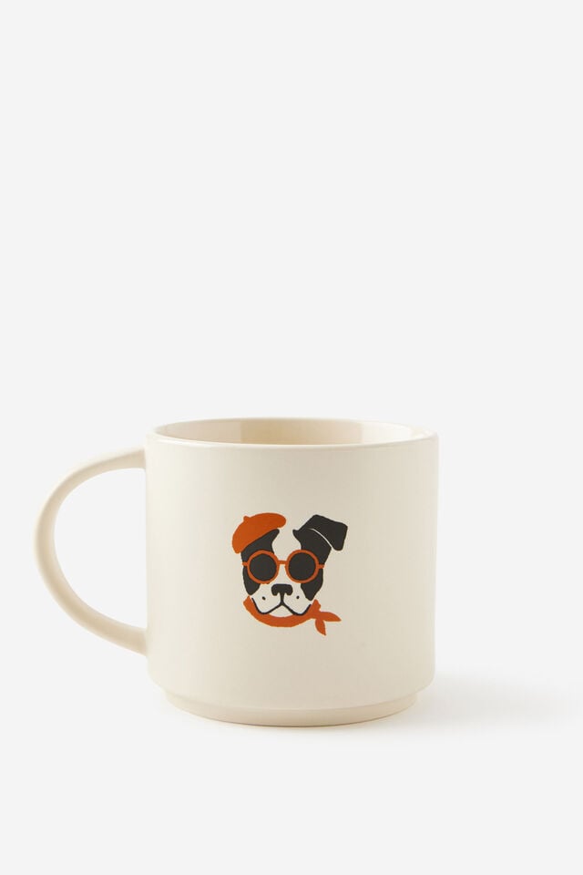 Everyday Mug, BONJOUR, CAFFEINE FRENCHY