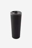 Hidden Straw Metal Smoothie Cup, BLACK - alternate image 2