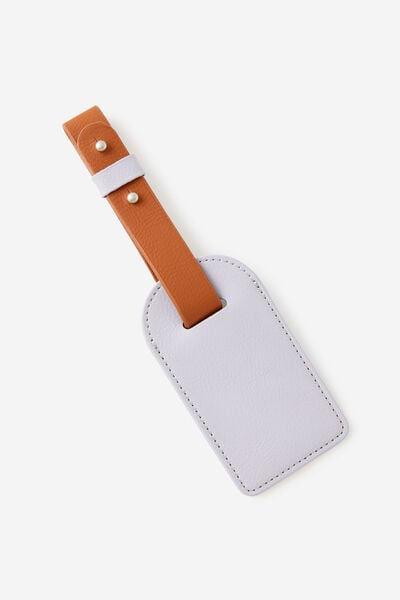 Core Luggage Tag, VIOLET