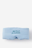 Wrap Around Eyemask, TRAVEL FOR COCKTAILS/BLUE SKIES - alternate image 1