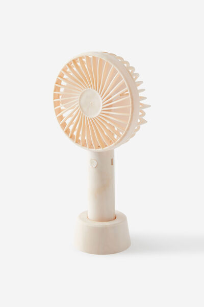 Desktop Fan, LATTE SWIRL
