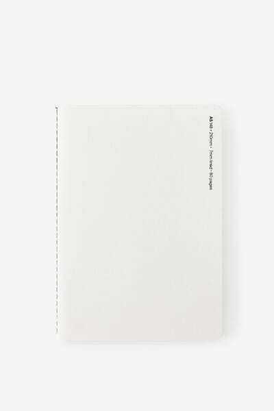 A5 Stitch Notebook, ECRU