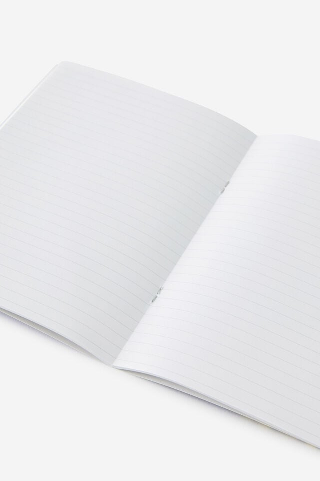 A5 Stapled Notebook, BERRY BLUE