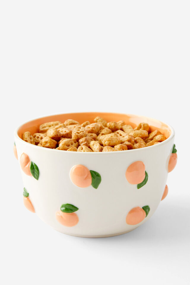 Fine Fruit Souper Bowl, PEACHES