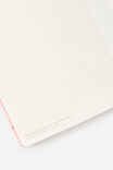 Metro B5 Hard Lined Notebook, Ditsy Pansy Pink Clay - alternate image 4