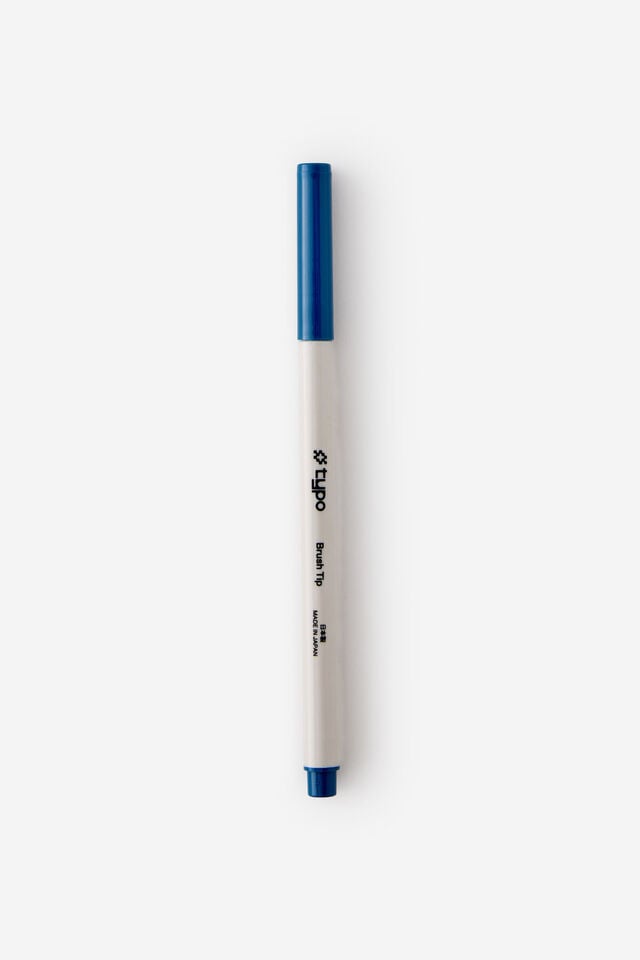 Brush Tip Pen, ORIENTAL BLUE