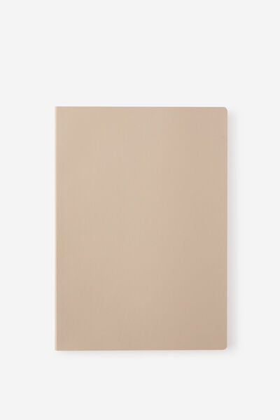 Metro B5 Soft Lined Notebook, Chai