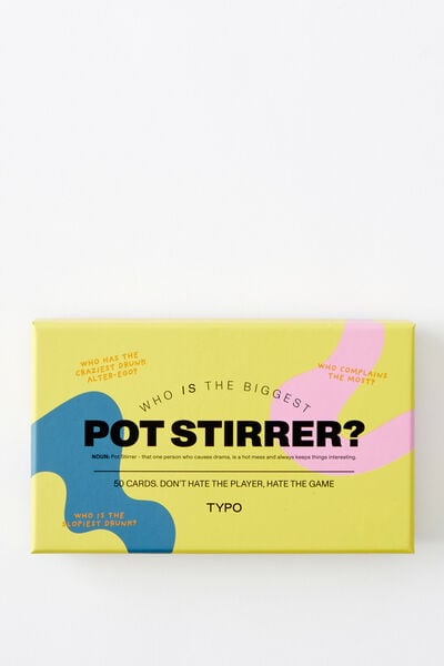 Oversized Table Card Games, BIGGEST POT STIRRER