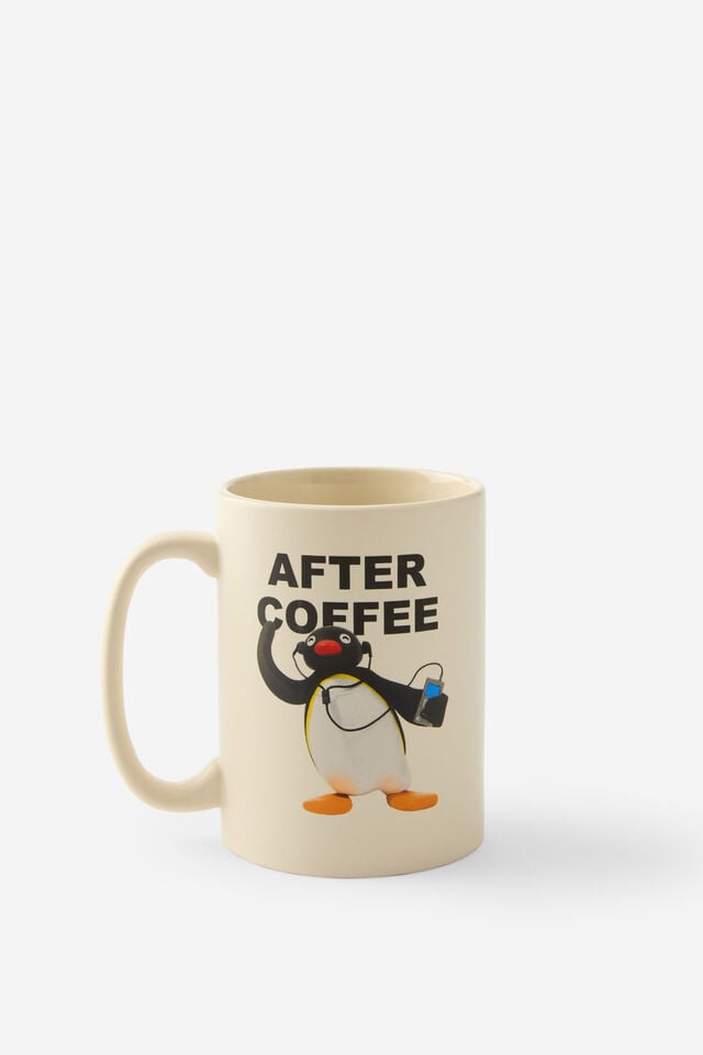 Daily Dose Mug, LCN MAT PINGU BEFORE/AFTER COFFEE