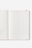 2026 B5 Weekly Hard Metro Diary, Ditsy Pansy Pink Clay - alternate image 2