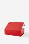 Medium Magnetic Flat Pack Box, THIS IS YOUR PRESENT RED & GOLD - alternate image 2