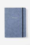 Personalised A4 Buffalo Journal, STORM BLUE - alternate image 1