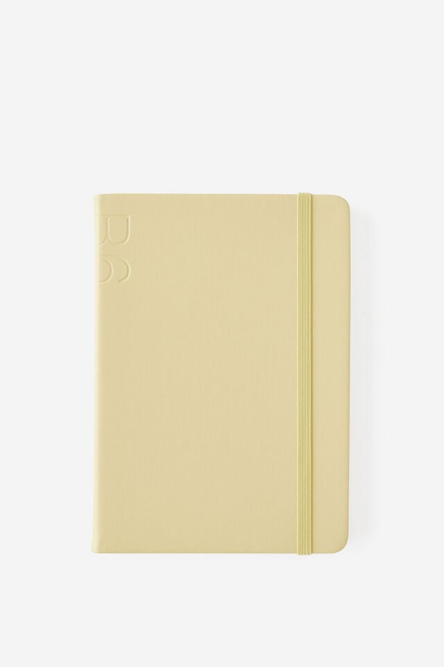 B6 Hard Cover Lined Notebook, LIMONCELLO