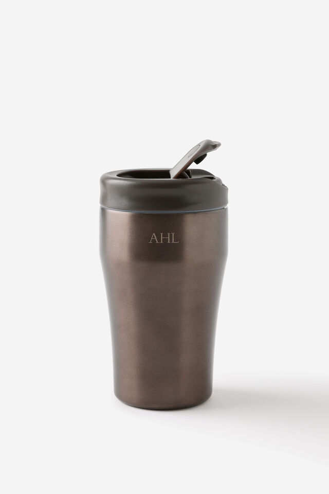 Personalised Loft Commuter Cup 350Ml, METALLIC COYOTE