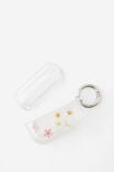 Earbud Case Pro, TRAPPED PINK MICRO FLOWER - alternate image 2