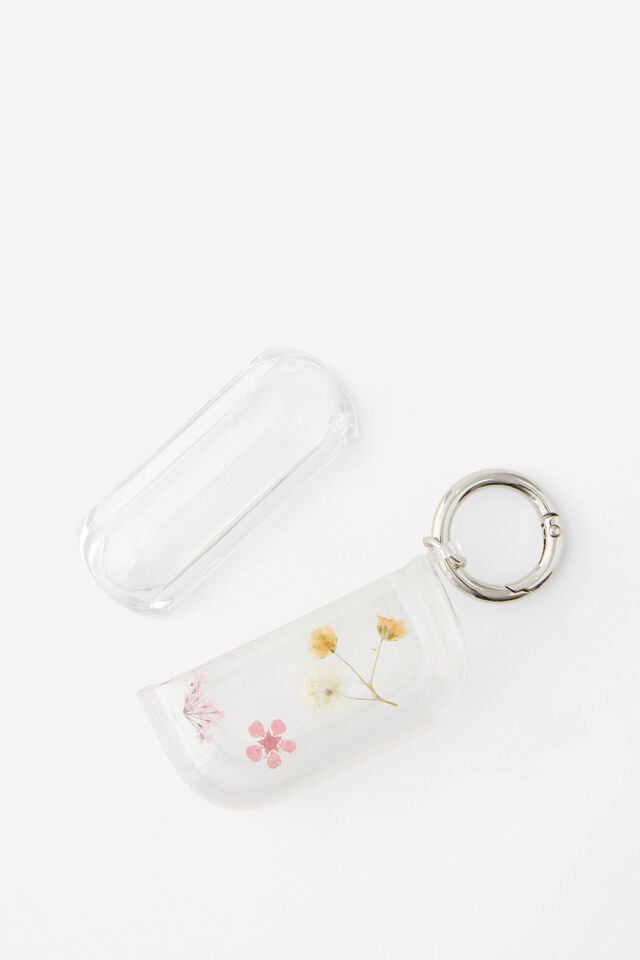 Earbud Case Pro, TRAPPED PINK MICRO FLOWER