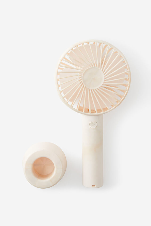 Desktop Fan, LATTE SWIRL