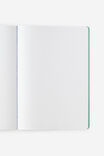 A4 Stitch Notebook, JELLY MINT - alternate image 2