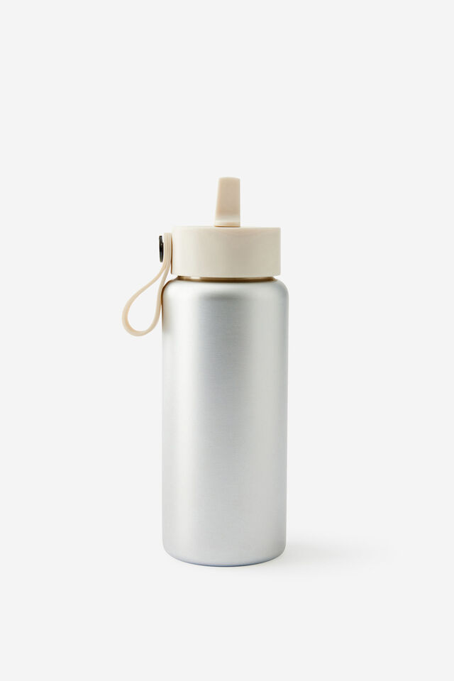 On The Move 350Ml Sipper Top, CHROME SILVER