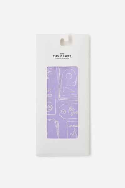 Tissue Paper Pack, TRINKETS & TICKETS ORCHID