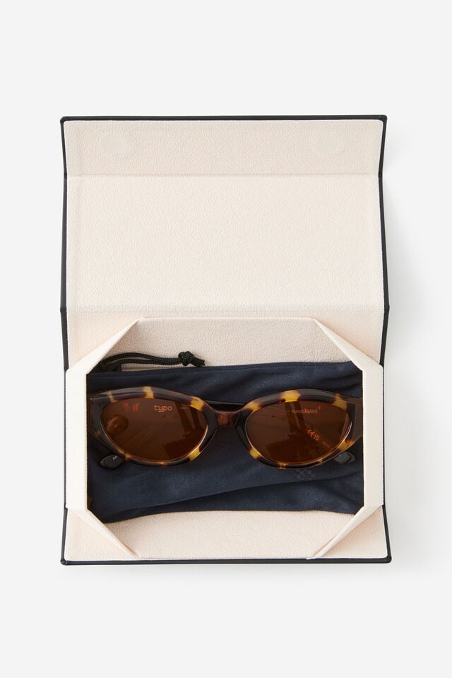Reflection Sunglasses, TORT   BROWN