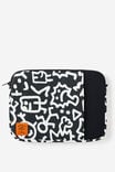 Doodle Boy Campus 14 Inch Laptop Case, LCN DOODLE BOY / BLACK & WHITE - alternate image 1