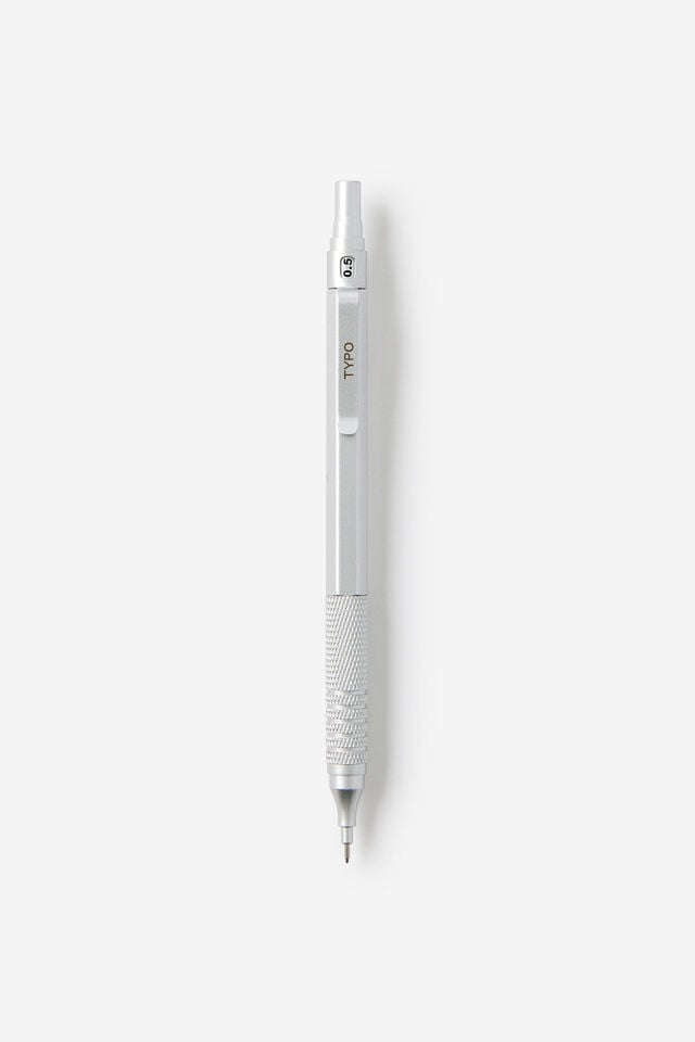 Hexform 0.5Mm Mechanical Pencil, SILVER