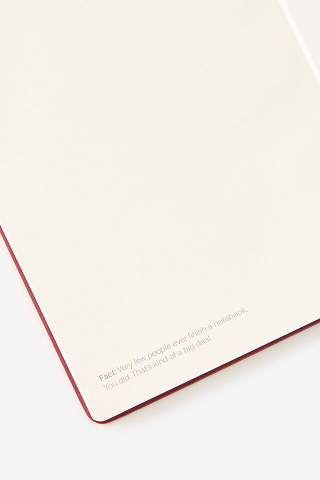 Metro B6 Hard Lined Notebook, Cabernet