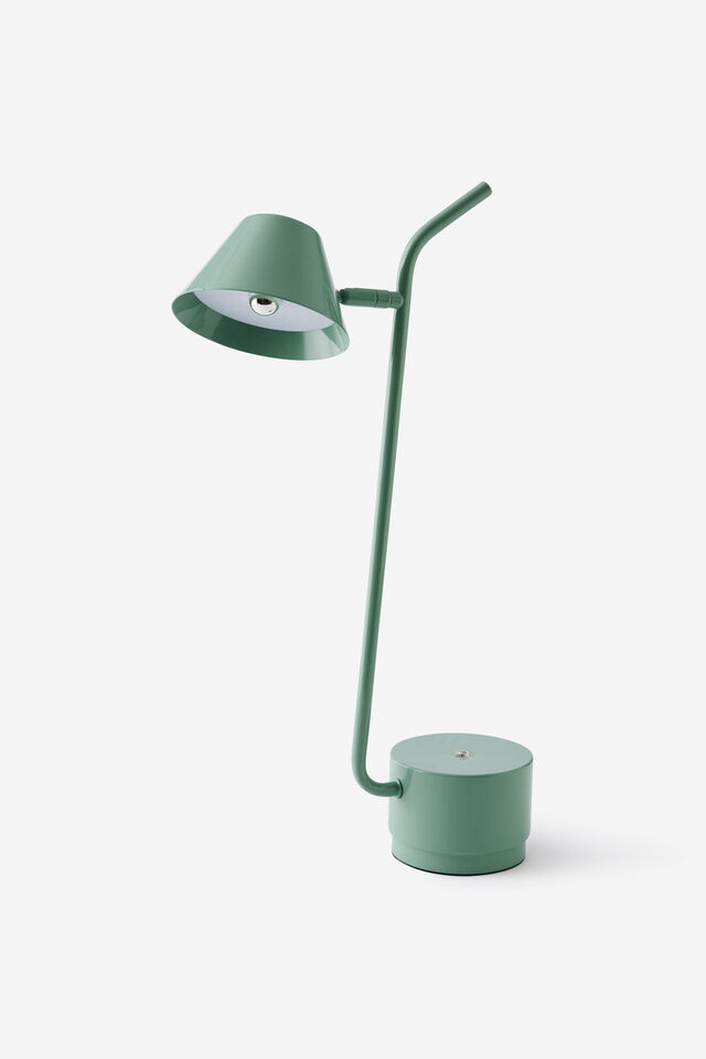 Rechargeable Desk Lamp, TYPO GREEN