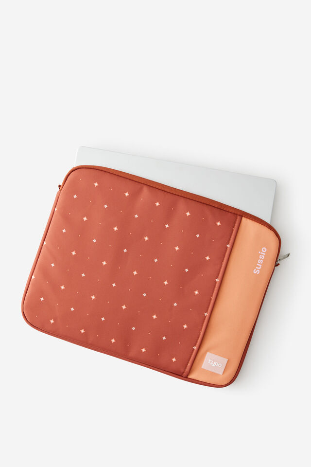 Personalised Mode 16 Inch Laptop Case, GINGERBREAD SPACED OUT