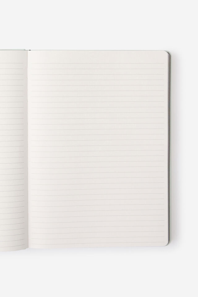 A4 Personalised Buffalo Journal, PASTEL MINT